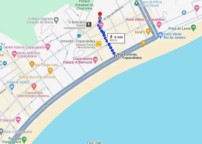 Apê Jade, 400 m da praia de Copacabana Rio de Janeiro